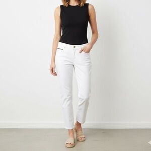 Chico's So Slimming White Ankle Pants